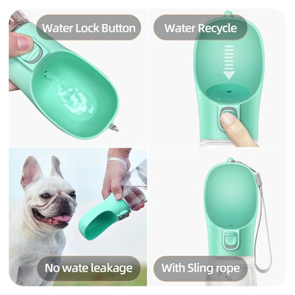 Dog Water Bottle for Small Large Dogs Cat Portable Puppy Cup Outdoor Travel Leak Proof Drinking German Shepherd Pet Supplies